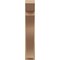 Ekena Millwork 8-in W x 36-in D x 42-in H Funston Slat Rough Cedar Woodgrain TimberThane Outlooker, Primed Tan OUTUR080X36X42FST24RCPR - alternate 3